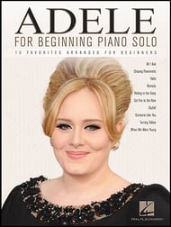 Adele for Beginning Piano Solo piano sheet music cover